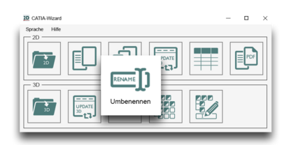 CATIA Wizard Umbenennen